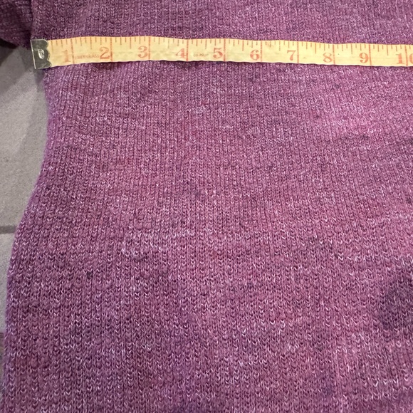 Free people TGIF Oversized SML cardigan raspberry pink high low marled - Picture 12 of 12